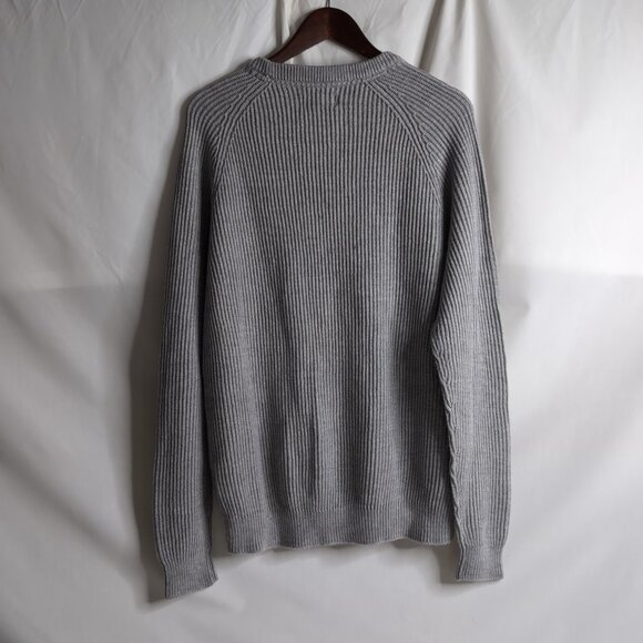 Jack & Jones Men's Grey Ribbed Knit Sweater , Size XL - Picture 2 of 7